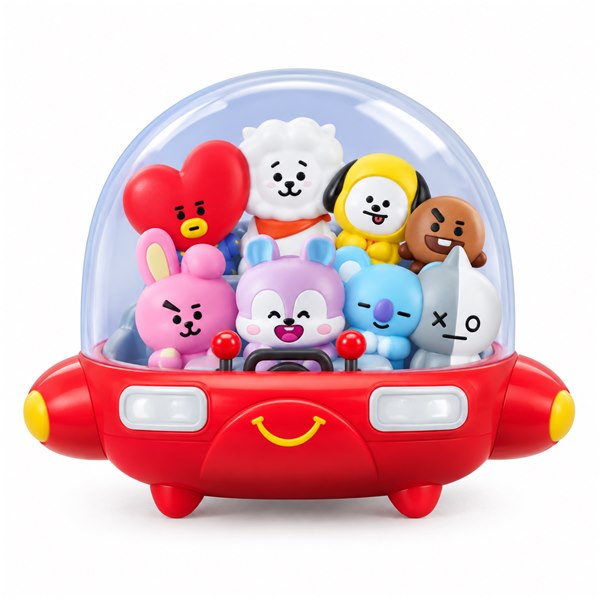 BT21 crew spaceship in the BT21 (BTS) Happy Meal collection